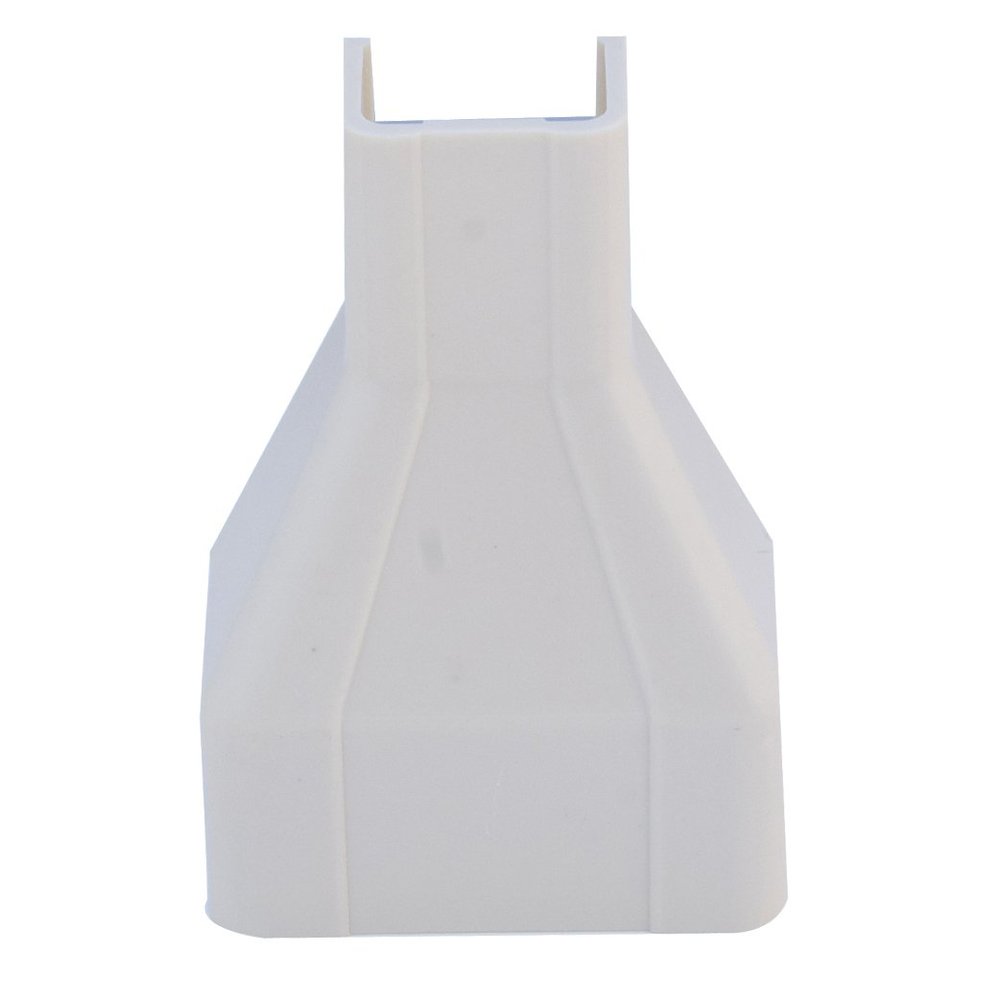 Cable Central LLC (10 Pack) 3/4 to 1.25 inch Surface Mount Cable Raceway, Ivory, Reducer