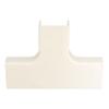 Cable Central LLC (10 Pack) 3/4 inch Surface Mount Cable Raceway, Ivory, Tee view 1