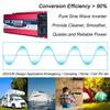 1600W/2200W/2600W/3000W/4000W/5000W/6000W/7000W/8000W Off-Grid Solar Power Inverter 12V/24V/48V/60V DC to 110V /230V AC with LCD Display,Pure Sine Wave Inverter Converter for RV,7000W-24Vto220V view 3