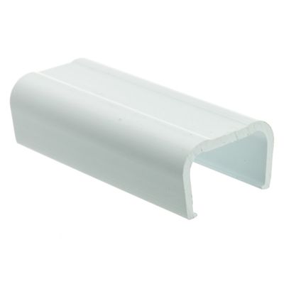 Cable Central LLC (10 Pack) 3/4 inch Surface Mount Cable Raceway, White, Joint Cover