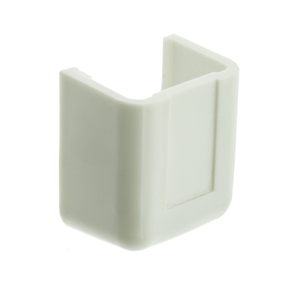 Cable Central LLC (10 Pack) 3/4 inch Surface Mount Cable Raceway, White, End Cap