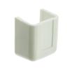 Cable Central LLC (10 Pack) 3/4 inch Surface Mount Cable Raceway, White, End Cap view 1