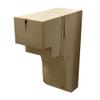 Modern Timber Craft Reclaimed Barnwood 3x8x6 Decorative Arched Corbels | Rustic Fireplace Mantel Corbel Set of 2 view 1