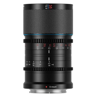 SIRUI Saturn 35mm T2.9 1.6X Full Frame Carbon Fiber Anamorphic Lens, Cine Lens for E Mount Cameras, 418g (Blue Flare)
