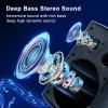 Herdio 6.5 inch 800W Outdoor Bluetooth Speakers Waterproof Wall Mounted Sound System with Multifunctional Amplifier, Powerful Bass & Stereo Sound, Easy to Install, for Patio Deck Porch (2 Pairs Black) view 2