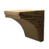 Modern Timber Craft Reclaimed Barnwood 4x6x6 Decorative Farmhouse Corbels | Rustic Wood Countertop Corbel Set of 2 view 1
