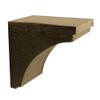 Modern Timber Craft Reclaimed Barnwood 4x6x6 Decorative Farmhouse Corbels | Rustic Wood Countertop Corbel Set of 2 view 3