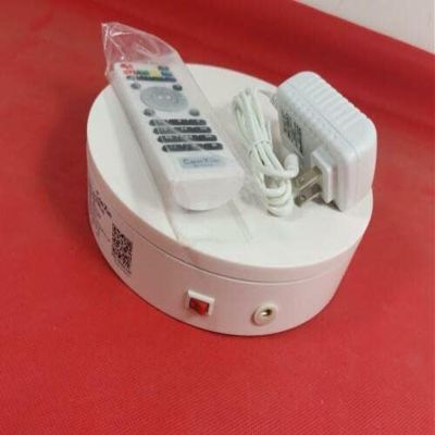 Electric Turntable 360 Degree Photography Display Stand Remote Control 110-220V