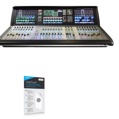 BoxWave Screen Protector Compatible with Soundcraft Vi2000 - ClearTouch Crystal (2-Pack), HD Film Skin - Shields from Scratches