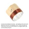 PATIKIL Woofer Voice Coil 2.5x0.71 Inch 2 Layers Round Copper Wire Speaker Voice Coil for Speaker Repair view 4