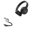 BoxWave Cable Compatible with JBL Tune 510BT - AllCharge miniSync, Retractable, Portable USB Cable - Jet Black view 1
