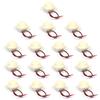 Juvielich 15Pcs DC 3-24V 85dB Electronic Passive Buzzer Alarm Piezo Passive Buzzer Sounder 34 x 9mm view 1