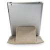 BoxWave Case Compatible with Prestigio Muze 3231 - Velvet Pouch Stand, Velour Slip Sleeve Built-in Foldable Kickstand - Tan view 4