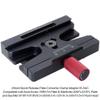 iShoot Quick Release Plate Converter Clamp Adapter Compatible with Arca-Swiss Fit Plate & 200PL/410PL Plate, Compatible with Sachtler 6T/8T/10T/DV8 3+3/DV8 5+5 / DV10 3+3/DV10 5+5 Fluid Head view 2