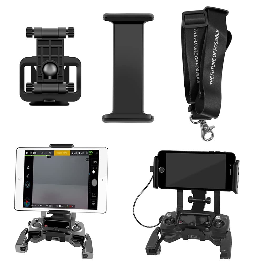 MOOKEENONE Remote Control Holder, Detachable Design, for Smart Phones Tablets, for DJI Mavic 2 Pro Zoom Drone