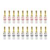Nakamichi Excel Series 24k Gold Plated BFA Banana Plug 12-18 AWG Gauge Size 4mm for Speakers Amplifier Hi-Fi AV Stereo Home Theatre Audio Wire Cable Screw Connector, 20 Pcs (10-Pairs) view 1