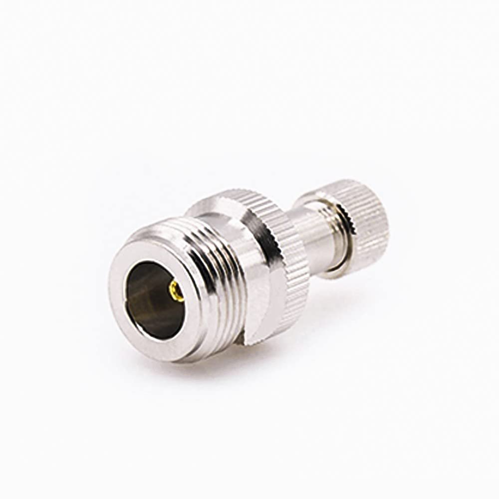 N Type Female Connector Straight Clamp for Semi-Rigid 141 Cable