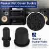 Speaker Grill Guides, 10 Pairs Dust Proof Plastic Speaker Grill Peg Kit Set Speaker Buckles Snap Button Fasteners view 3