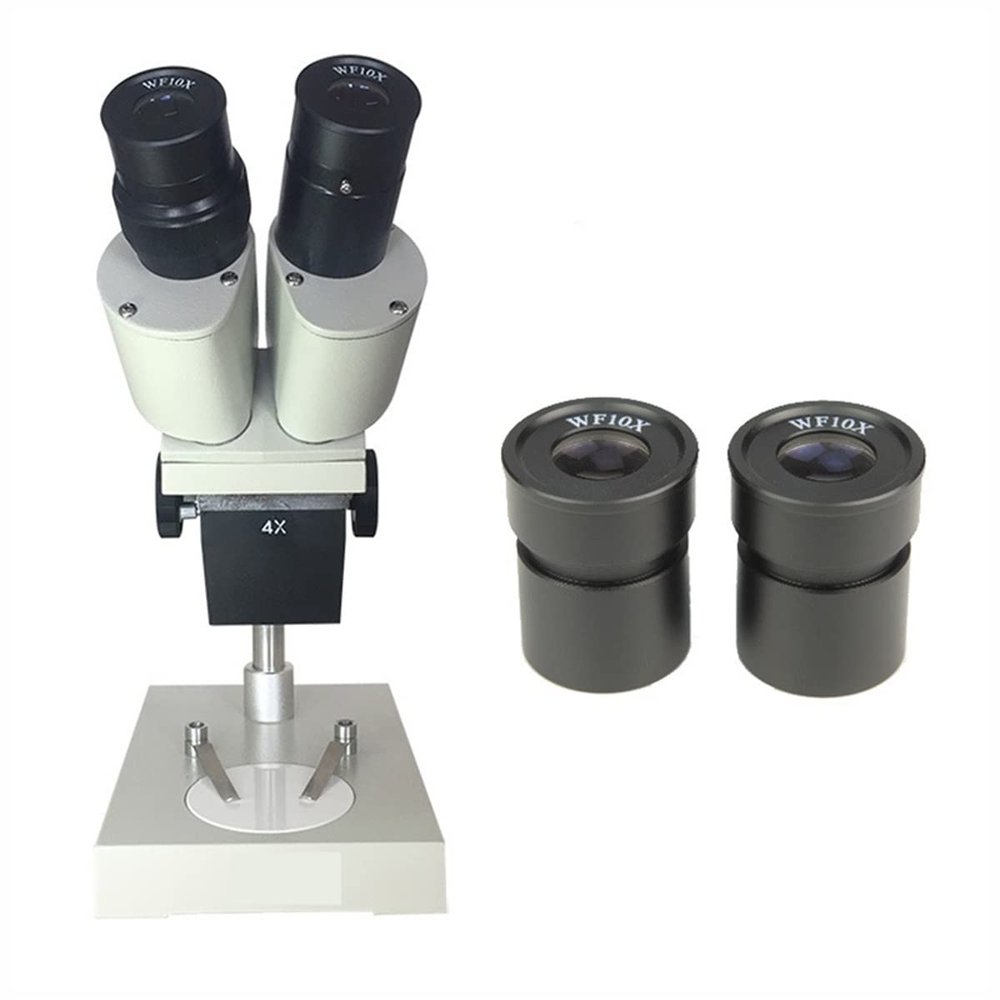 RADHAX Microscope Kit 10X 15X 20X Binocular Stereo Microscope Eyepieces Microscope Lens Adapters (Color : Magnification 40X)