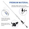 Anina 16 Inch Marine Trailer RV Radio Antenna Rubber Flexible Aerial Mast for Car Truck Boat ATV UTV Caravan Motorhome Motorcycle Radio FM/AM Reception Top Or Side Mount Rubber Antenna (White) view 4