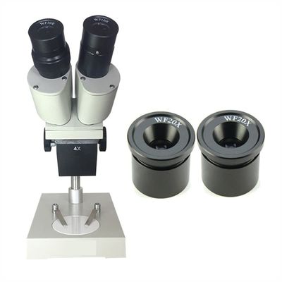 RADHAX Microscope Kit 10X 15X 20X Binocular Stereo Microscope Eyepieces Microscope Lens Adapters (Color : Magnification 80X)
