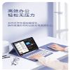 QYiiD Keyboard Case for iPad 10th Generation Case with Keyboard, Multi-Angle Magnetic Stand Cover with Cute Round Key Keyboard Detachable Bluetooth for iPad 10th Gen 10.9 inch 2022, Purple view 3