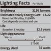 NEEWER E26 35W LED Light Bulbs, 2 Packs, 3150 Lumens/5700K/CRI 93+/15000h Lifespan, Bright Video Photography Lighting, Silent/No Flicker/Non Dimmable 350W Incandescent Equivalent, UL Certified view 2