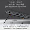 Aulumu G07 Pop Up Leg Stands Laptop, Super Portable Cooling Laptop Stand, Ergonomic Laptop Riser Lift for Desk for MacBook, All Laptops, Tablets, 8-20'', Black view 2