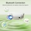 YOTON Y9 Netflix Projector with wifi and bluetooth, Portable Projector 4K support 20000 lumens with zoom, 2024 Upgraded movie projector with Netflix/Prime Video/YouTube/Hulu/Dolby view 3