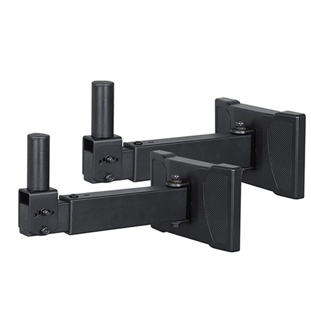 BNNP Entertainment Center Shelves Ceiling Panoramic Surround Speaker Bracket Speaker Wall Bracket Adjustable Expansion and Contraction Wall Speaker Bracket Suitable for DVD Players, Cable Boxes