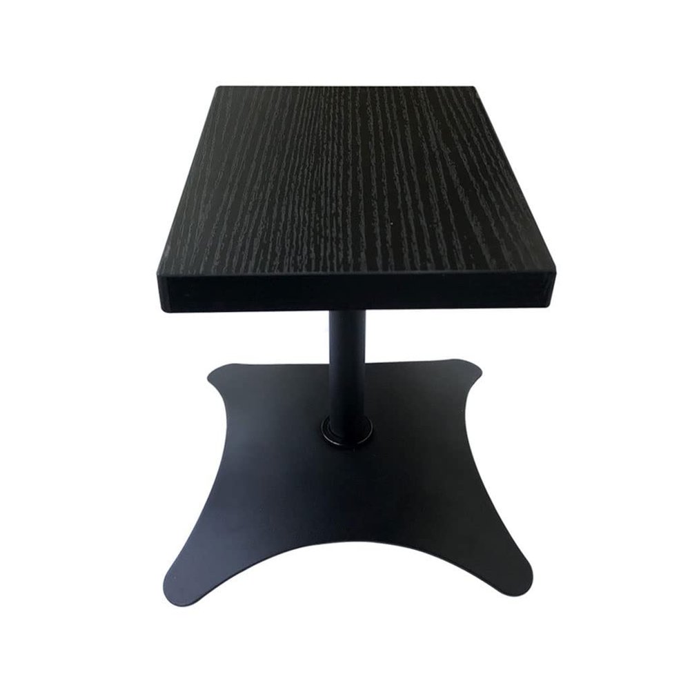 Entertainment Center Shelves Speaker Dock Audio Stand Living Room Media Equipment Stand Floor Standing Audio Stand Speaker Stand 6 Sizes Black Suitable for DVD Players, Cable Boxes (Size : S-140)