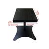 Entertainment Center Shelves Speaker Dock Audio Stand Living Room Media Equipment Stand Floor Standing Audio Stand Speaker Stand 6 Sizes Black Suitable for DVD Players, Cable Boxes (Size : S-140) view 2