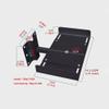 BNNP Entertainment Center Shelves Audio Bracket Speaker Bracket Speaker Wall-Mounted Media Equipment Bracket Rotatable Steel Frame Bearing 10kg Suitable for DVD Players, Cable Boxes view 2