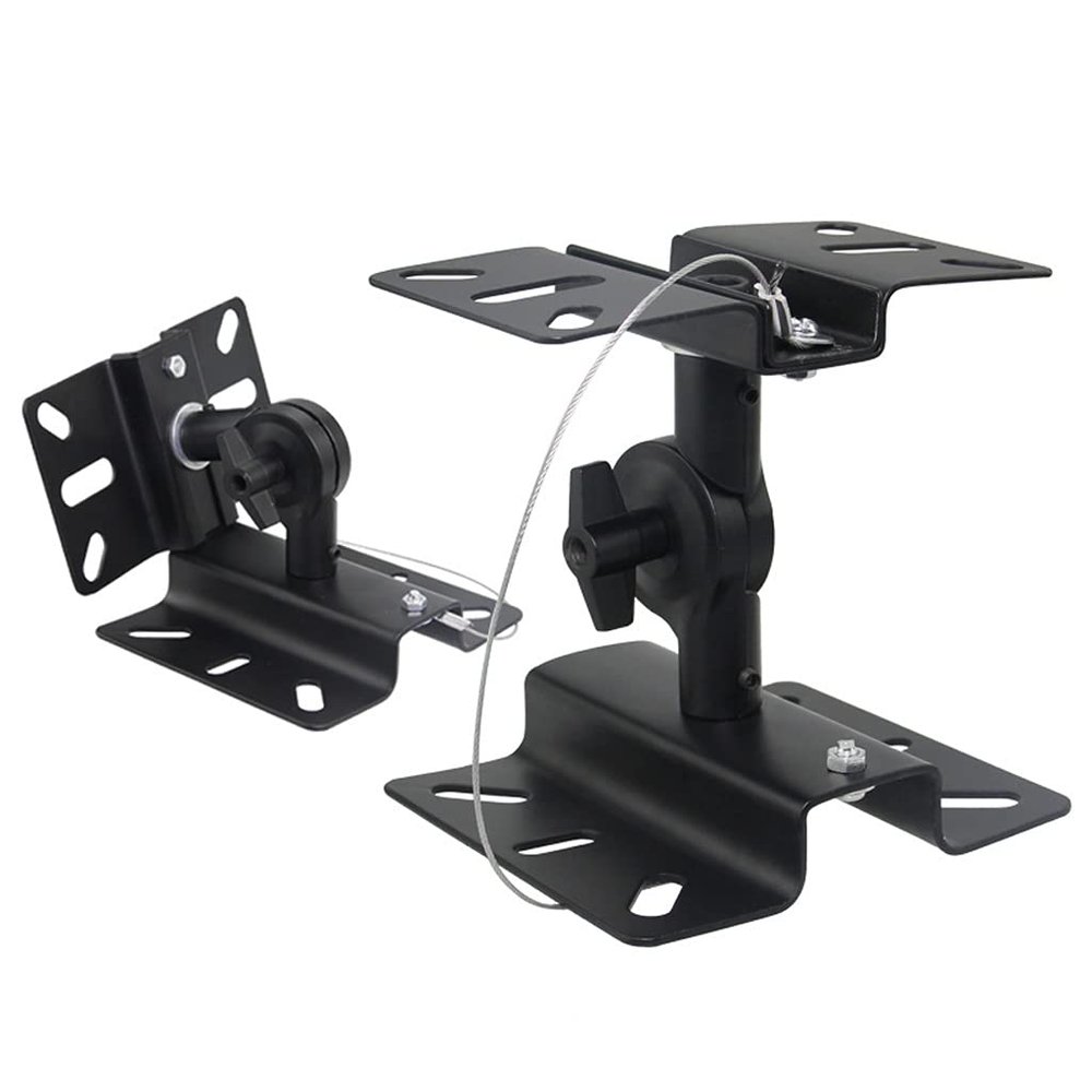 BNNP Entertainment Center Shelves Speaker Wall Mount Bracket Ceiling Surround Speaker Gear Shelf for Office Living Room Conference Room Speaker Wall Shelf Suitable for DVD Players, Cable Boxes