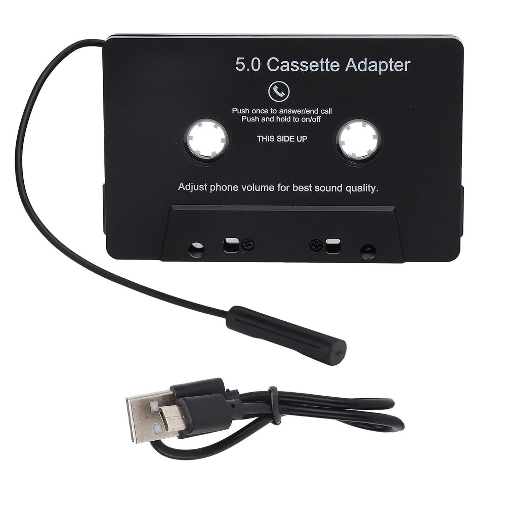 Cassette Adapter, Transmitter Cassette Adapter MP3 Player Tape Audio Converter for Car