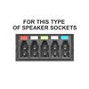 5X 2 Pin Speaker Cables Wires Red Black Compatible with Sony Home Cinema Theater Sound Bar Subwoofer view 2