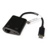 Value USB 3.2 Gen 2 Type C to Gigabit Ethernet Converter + 1 x PD Port, 100 W view 2