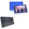 BoxWave Keyboard Compatible with SGIN Kids Tablet Android 12 C8 (8 in) - SlimKeys Bluetooth Keyboard, Portable Thin with Chiclet-Style Keys - Jet Black view 1