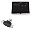 BoxWave Smart Gadget Compatible with Yealink MTouch II - AllReader SD Card Reader, microSD Card Reader SD Compact USB - Jet Black view 1