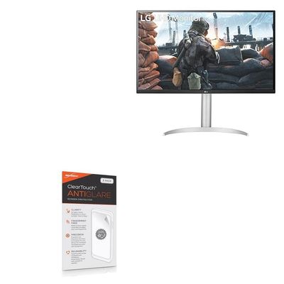 BoxWave Screen Protector Compatible with LG 32 Monitor (32UP83A) - ClearTouch Anti-Glare (2-Pack), Anti-Fingerprint Matte Film Skin