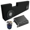 Harmony Audio F124 Compatible with Compatible with 2001-2014 Ford F250 F350 Super Crew Truck Dual 12 Sub Box & CXA800.1 view 1