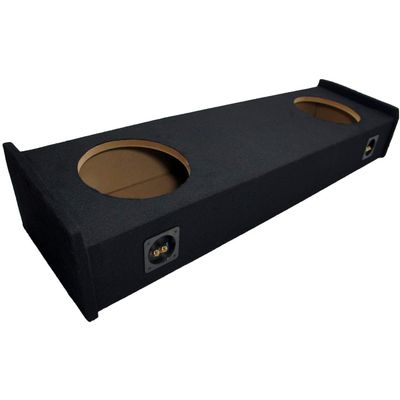 KICKER 10C10-4 Compatible with Ford F-150 97-99 Extended Cab Dual 10" Loaded C10 Sub Box (10C10-4)