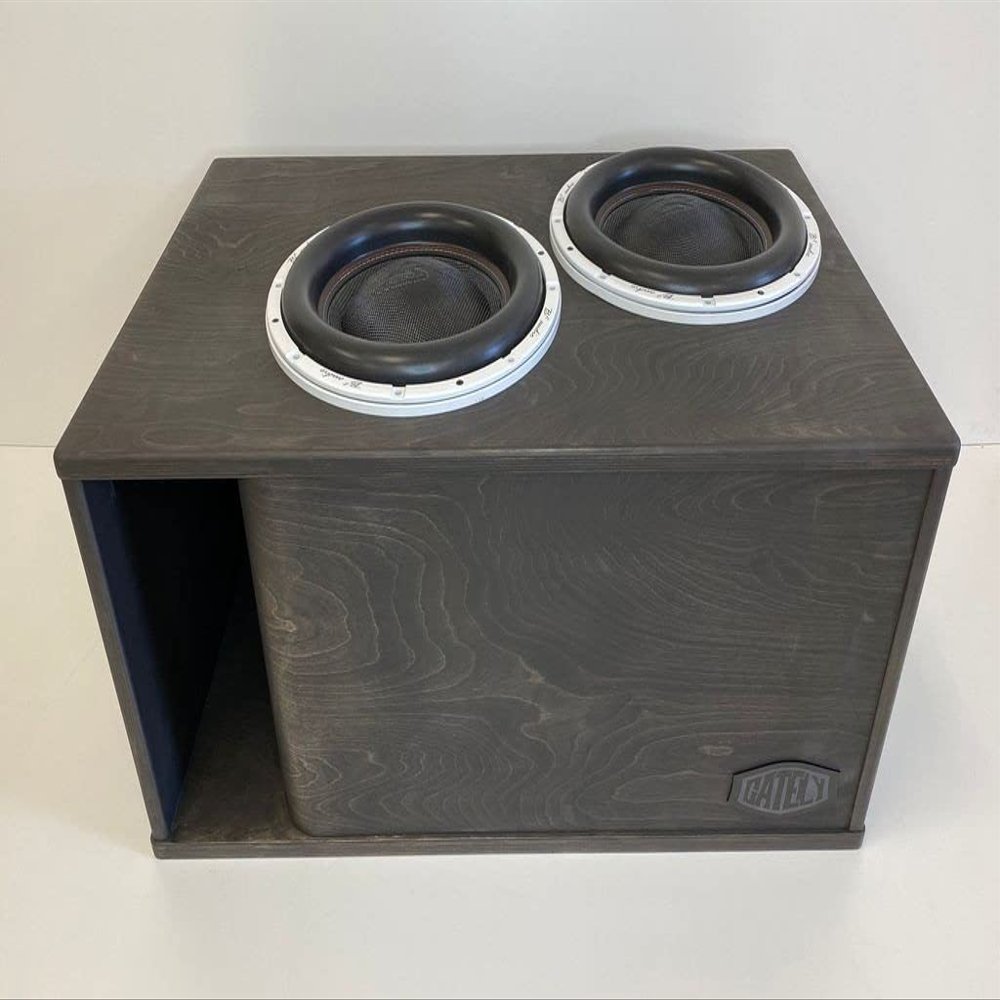 Gately Audio - 2 X 15 SUBWOOFER Enclosure SUBS UP/Port Back- 7.0CF