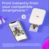 Canon IVY 2 Mini Photo Printer, Print from Compatible iOS & Android Devices, Sticky-Back Prints, Pure White + ZINK Photo Paper 20 Sheets Pack view 2