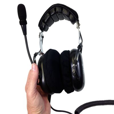 CRAZEDpilot Cp-1 ANR Headset Heli Active Noise Reduction