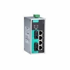 EDS-P206A-4PoE-MM-SC, Unmanaged PoE Ethernet Switch with 4 PoE 10/100BaseT(X) Ports, and 2 100BaseFX Multi Mode Port with SC Connector, 0 to 60C