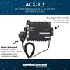 AudioControl All Weather Equalizer & Crossover with Paging Mic (ACX-3.2) view 3