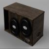 Gately Audio - 2 X 12 SUBWOOFER Enclosure SUB Back/Port Back 4.0 CF view 1