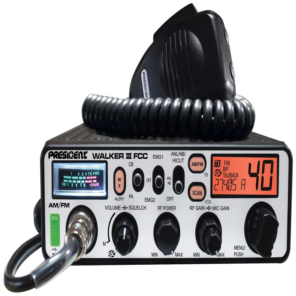 President Walker III FCC AM/FM CB Radio
