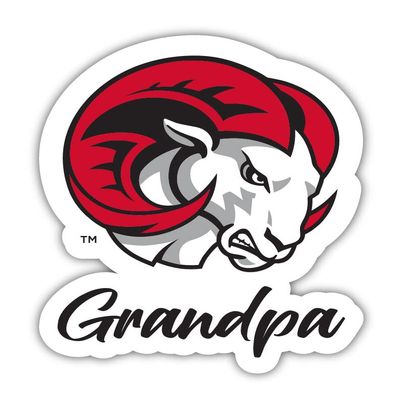 Winston-Salem State 4 Inch Proud Grandpa Die Cut Decal Officially Licensed Collegiate Product